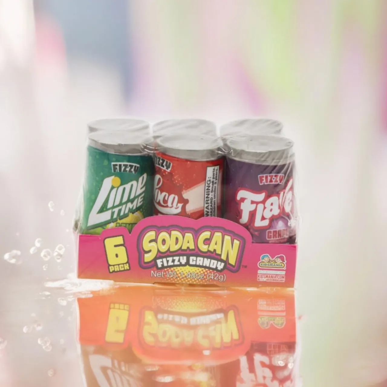 Fizzing Soda Cans Candy Pack|
