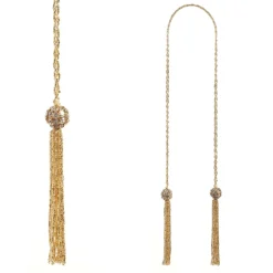 3ft Gold Beaded Garland with Tassels| Online