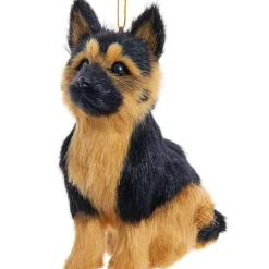 Furry German Shepherd Dog Ornament|Kurt Adler Discount