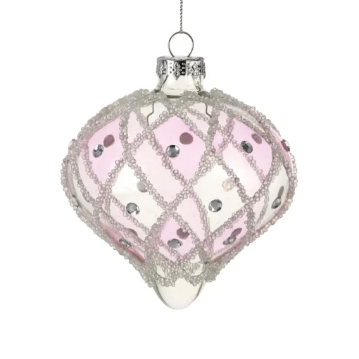 Glass Ice Jewel Onion Ornament| Discount