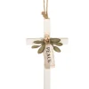 Grace Cross Peace Ornament with Green Leaves| Discount