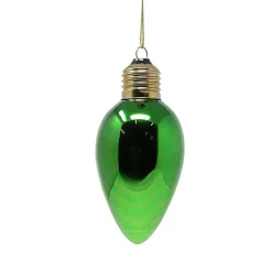 Green Light Bulb Ornament|