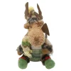 Green Plush Sitting Moose Figurine - The Christmas Loft| Online