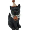Halloween Party Cat With Pumpkin | The Christmas Loft| Discount