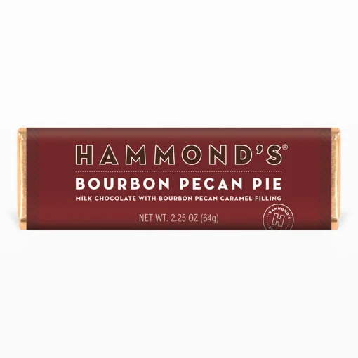 Hammond's Candies Bourbon Pecan Pie Milk Chocolate Candy Bar| Sale