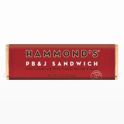 Hammond's Candies PB & J Sandwich Milk Chocolate Candy Bar| New