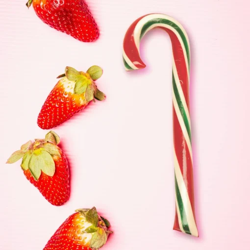 Hammond's Candies Strawberry Candy Cane| Sale