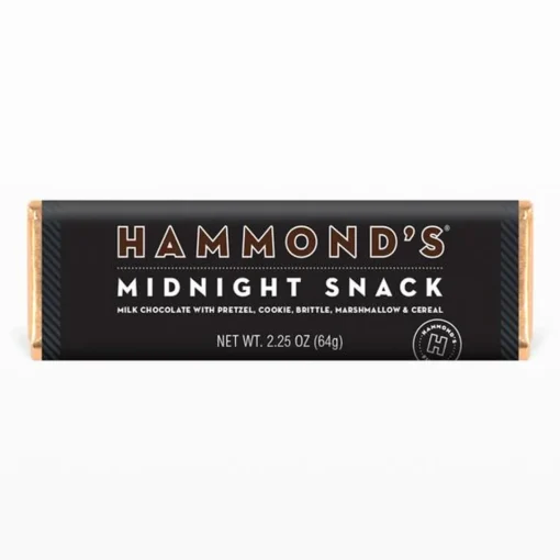 Hammond's Midnight Snack Milk Chocolate Candy Bar| New