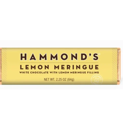 Hammonds Candies Lemon Meringue White Chocolate Bar| Best