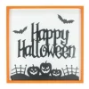 Happy Halloween Hanging Wood Sign - The Christmas Loft| Sale