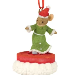 Heart Of Christmas - Tails With Heart - Button Boarder Mouse Ornament | The Chri| Hot