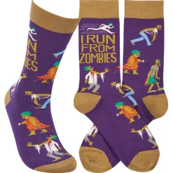 I Run From Zombie Socks| Discount