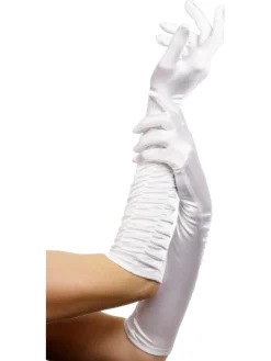 Includes Temptress Gloves, White, Long by Smiffys| New