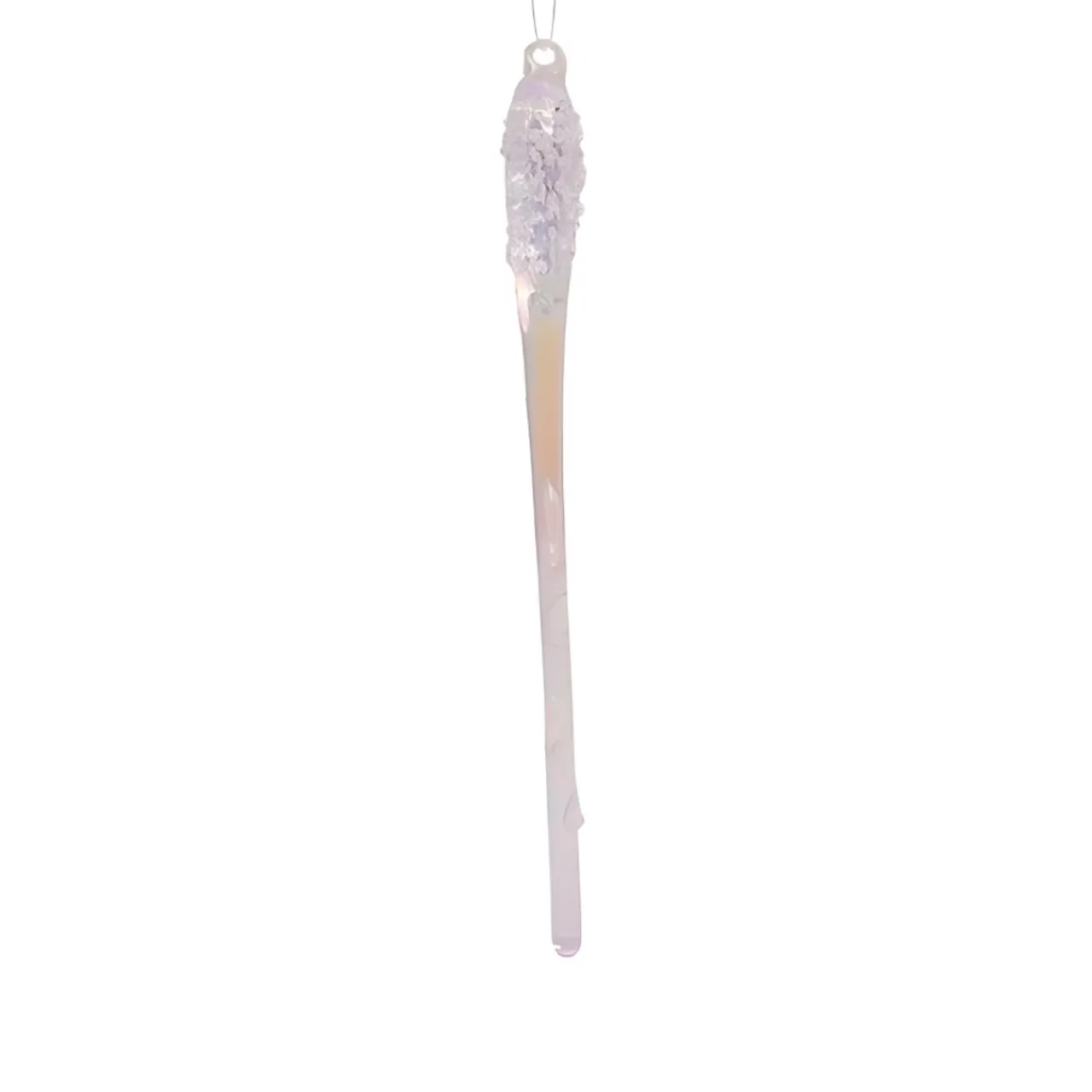Iridescent Glass Icicle Set of 6 Ornaments|Kurt Adler Online