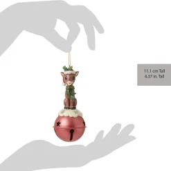 - Rudolph Traditions - Rudolph On Bell Ornament|Jim Shore