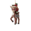 - Rudolph Traditions - Rudolph With Stacked Presents Ornament|Jim Shore