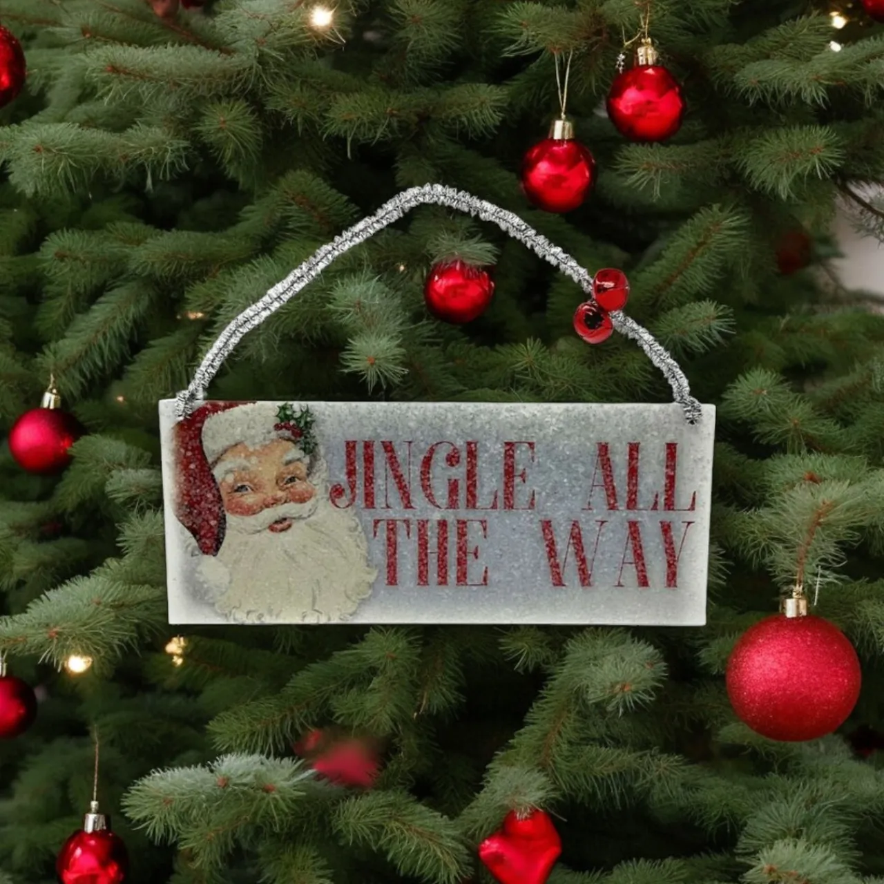 Jingle All The Way Vintage Art Ornament| Best