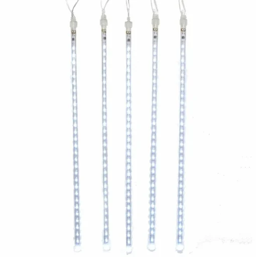 Meteor Shower Snowfall Light Set 5 Tubes, 90 Cool White LED Lights, 1|Kurt Adler Discount