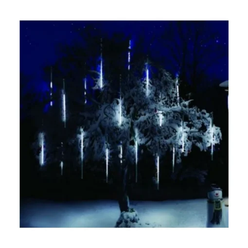 Meteor Shower Snowfall Light Set 5 Tubes, 90 Cool White LED Lights, 1|Kurt Adler Discount