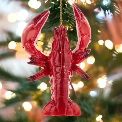 Resin Lobster Christmas Ornament, 4.5 Inch, H5692|Kurt Adler Sale