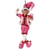Large Fabric Pink Sweets Pixie Elf Ornament| Online