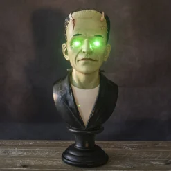 LED Frankenstein Bust Statue Figurine|