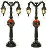 LED Lantern Street Lamps Set Of 2 - The Christmas Loft|Lumineo Outlet