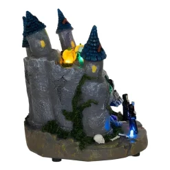 LED Lighted Skull Castle Table Piece|Kurt Adler Clearance