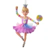 Lollipop Ballerina Ornament by , 5" E0888|Kurt Adler Discount