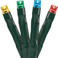 1512 LED Multi-Colored Cluster Lights Green Wire | The Christmas Loft|Lumineo