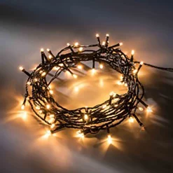 192 LED Warm White Battery-Operated Twinkle Lights Black Wire | The Christmas Loft|Lumineo Sale