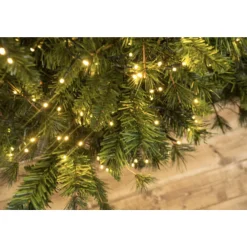 1128 LED Warm White Cluster Lights Green Wire  | The Christmas Loft|Lumineo Clearance