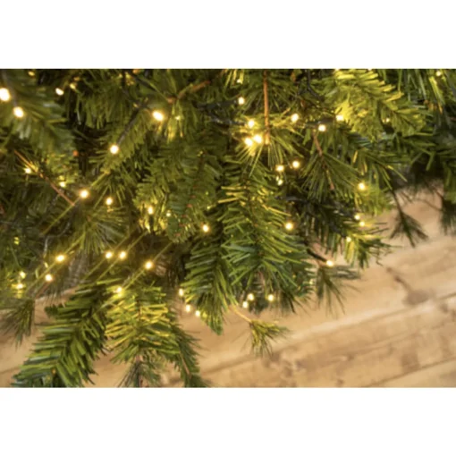 1128 LED Warm White Cluster Lights Green Wire  | The Christmas Loft|Lumineo Clearance