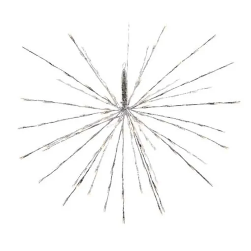 160 LED Warm White Flashing 27" Polestar Silver Wire | The Christmas Loft|Lumineo Sale