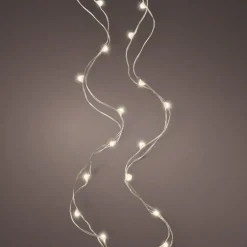 100 Micro LED Warm White Silver Wire Lights|Lumineo Outlet