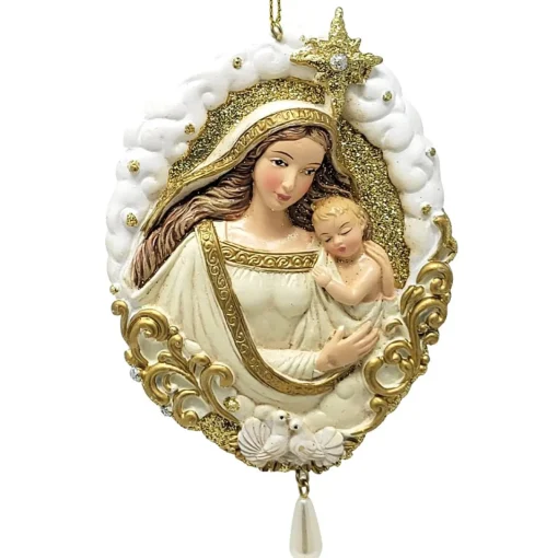 Madonna &amp; Child Ornament|Kurt Adler Clearance