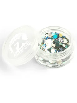Make-Up FX, Silver, Confetti Glitter, 2g, Loose| Discount