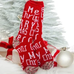Merry Christmas Cozy Crew Socks| New
