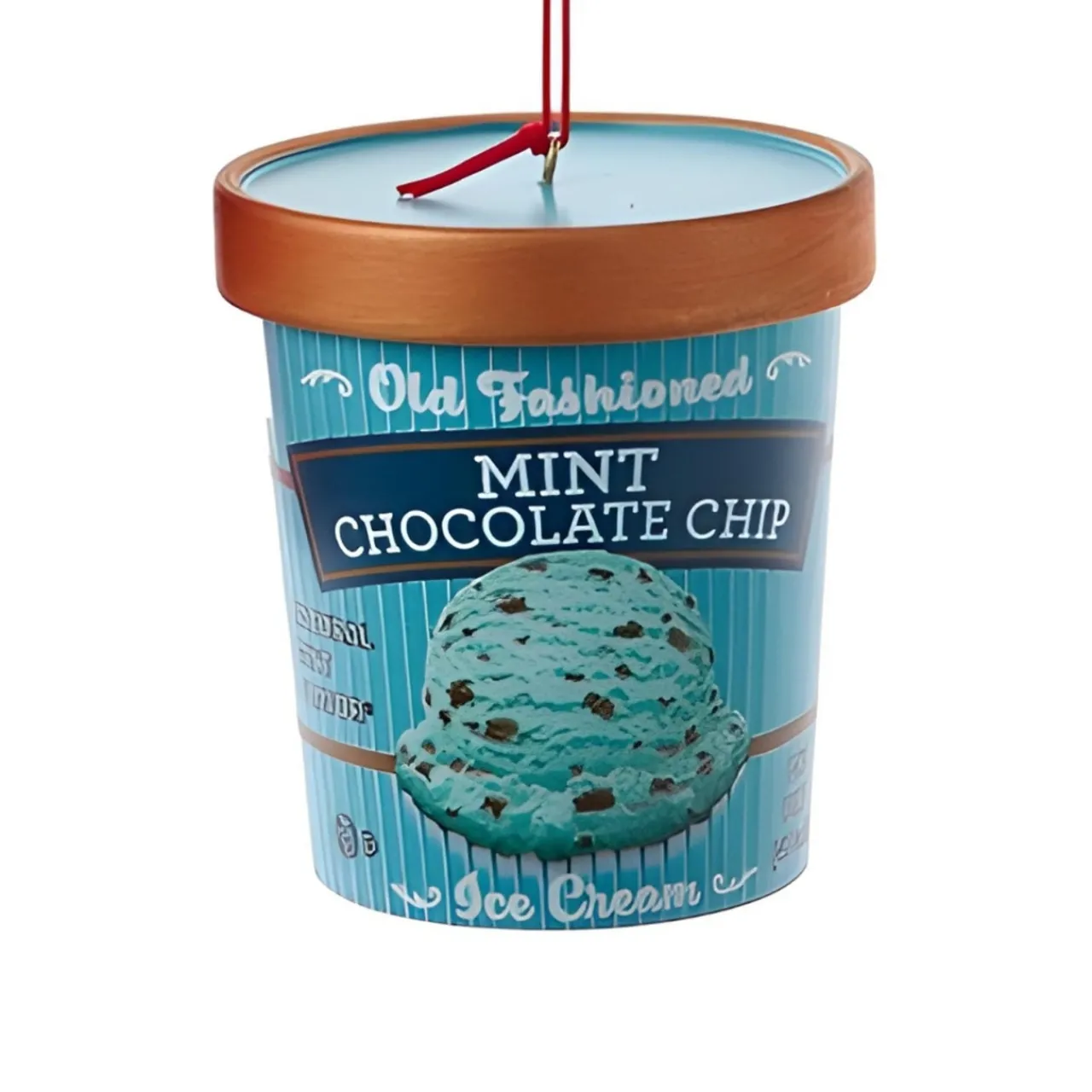 Mint Chip Ice Cream Pint Ornament|Kurt Adler Hot