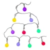 Multicolor Opaque G50 LED Light Set White Wire|Kurt Adler New