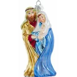 Noble Gemsâ„¢ Traditions Glass Holy Family Ornament, Default Category/OUR CATALOG/|Kurt Adler Discount