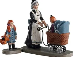 Nursery Stroll, Set of 2 - Spooky Town Figurines, 04714|Lemax Outlet