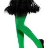 Opaque Tights, Green, Age 6-12| Discount
