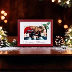 Our Family Christmas 4x6 Rustic Frame| Online