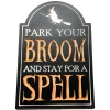 Park Your Broom Engraved Wooden Easel Sign| Outlet