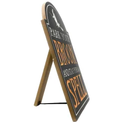 Park Your Broom Engraved Wooden Easel Sign| Outlet