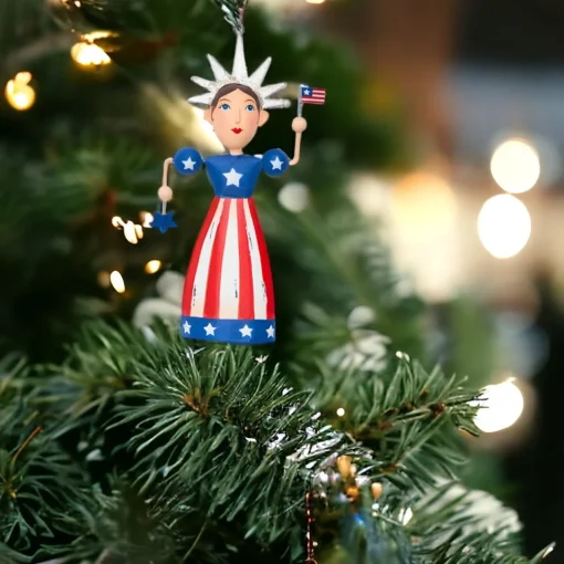 Patriotic Lady Liberty Ornament| Outlet