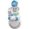 Personalized Blue Grandmas First Christmas Ornament|