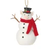 Pig Snowman Ornament|