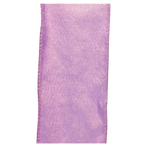 Pink Iridescent Sheer Wired Ribbon|Kurt Adler Sale